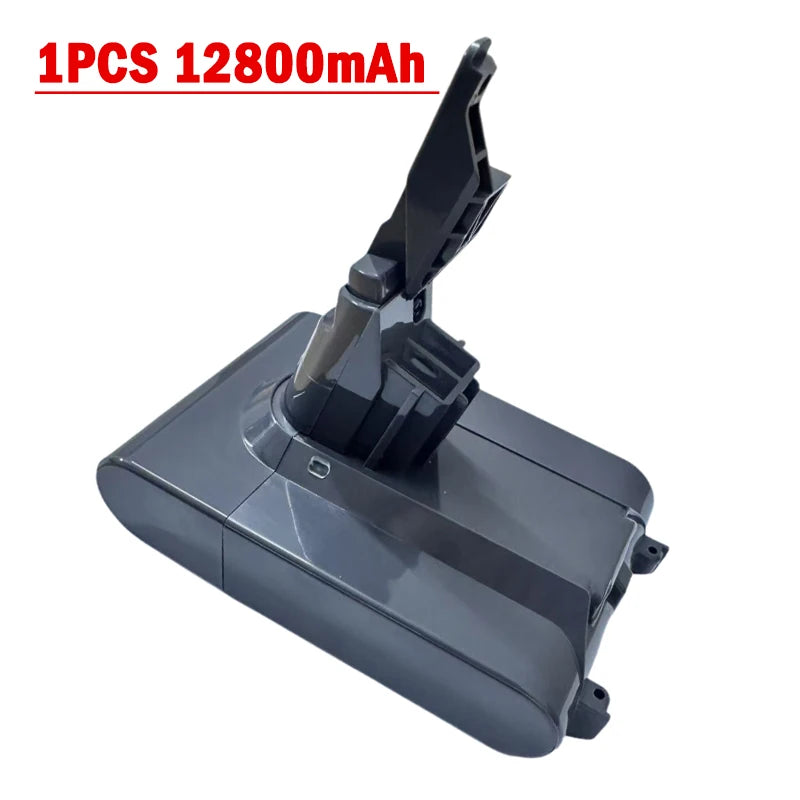 100% brand New battery 21.6V 12800mAh Li-lon Rechargeable Battery For Dyson V7 Battery Animal Pro Vacuum Cleaner Replacement Zpaxo 1PCS V7 12800mAh