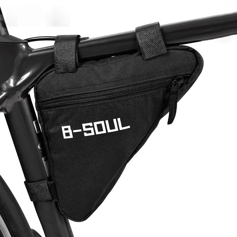 Bicycle Triangle Bag Front Tube Frame Saddle Storage Bag Waterproof Pouch Durable Bike Versatile Durable Bag Bicycle Accessories Zpaxo