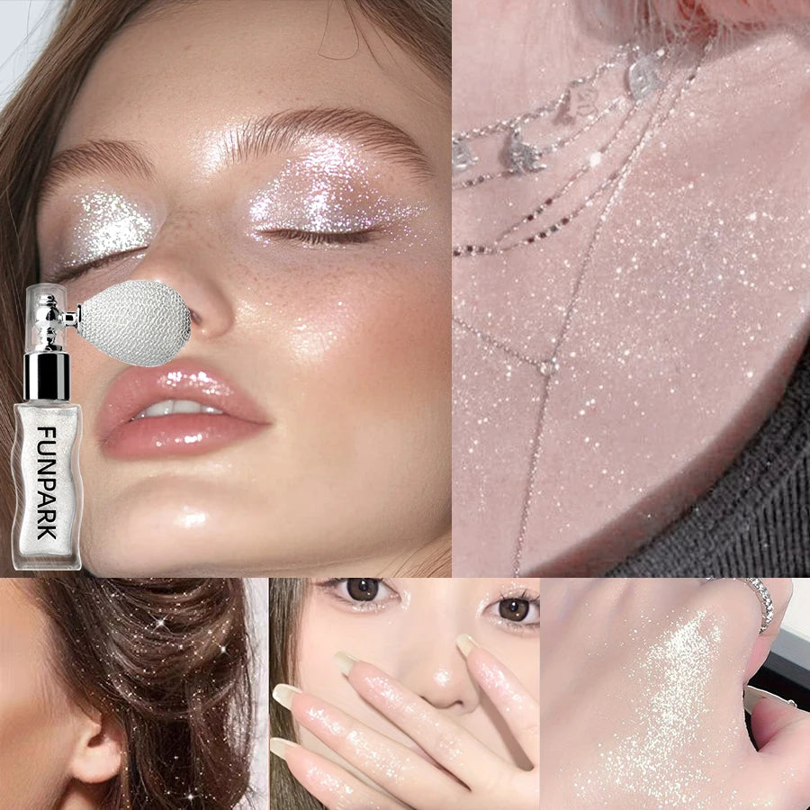 4 Colors Gloss Powder Glitter Highlight Contour Face&body Diamond