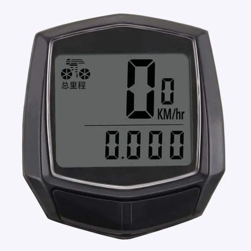 Wired Bike Computer LCD Speedometer & Odometer – IPX5