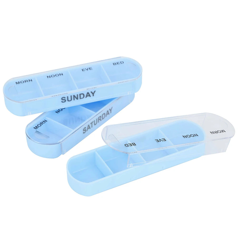 7 Day Week Pill Box Organizer Tablet Holder Medicine Drug Storage