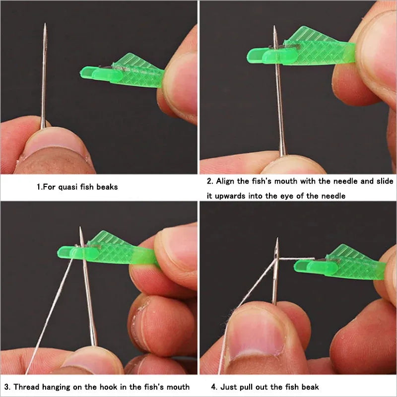 Automatic Needle Threader Tool – 1–50 Pack for Sewing & Crafts