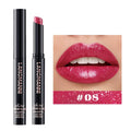 10Color Diamond Glitter Velvet Lipstick Long Lasting Moisturizing