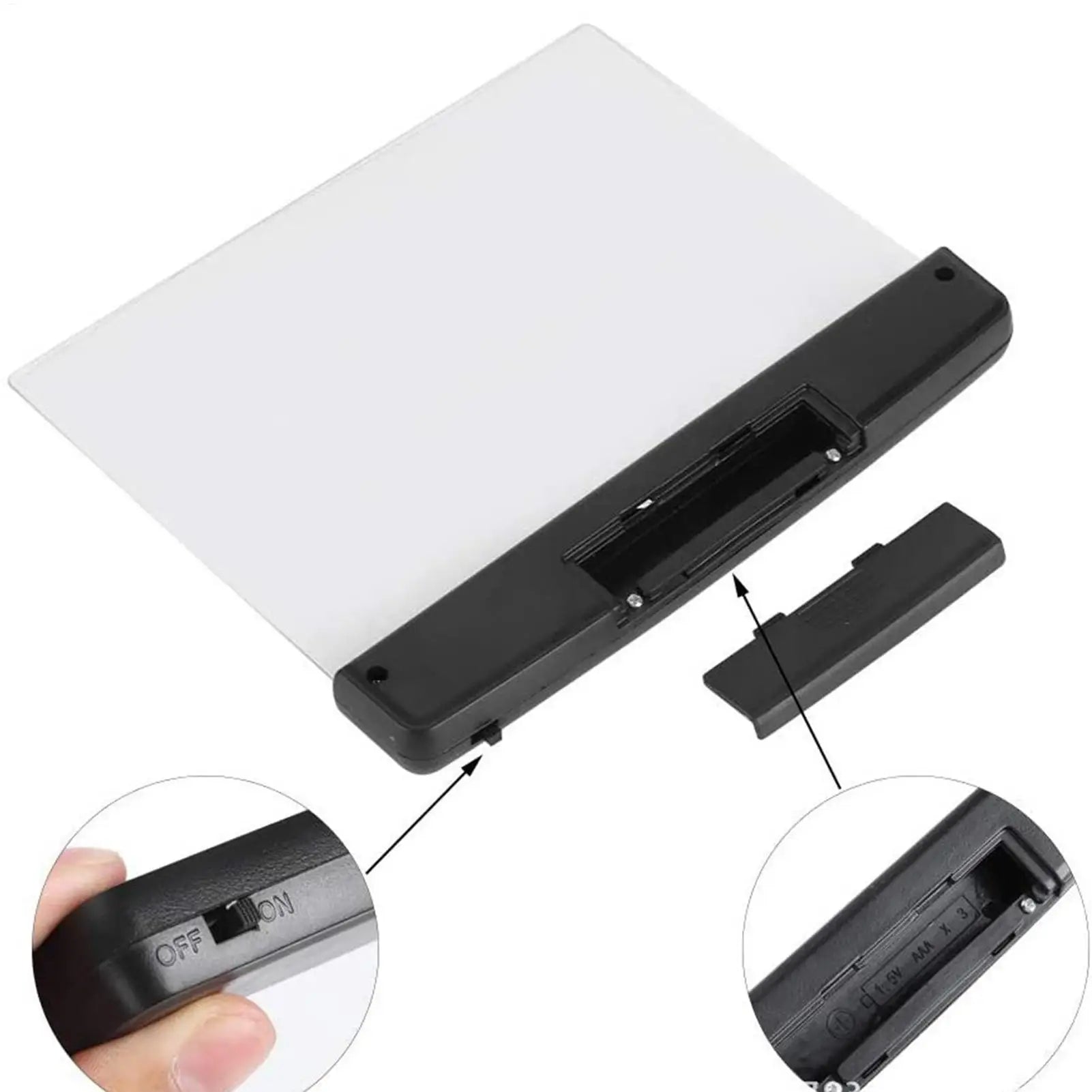 Book Reading Light Portable Page Illuminator Lights Books Bed Kids
