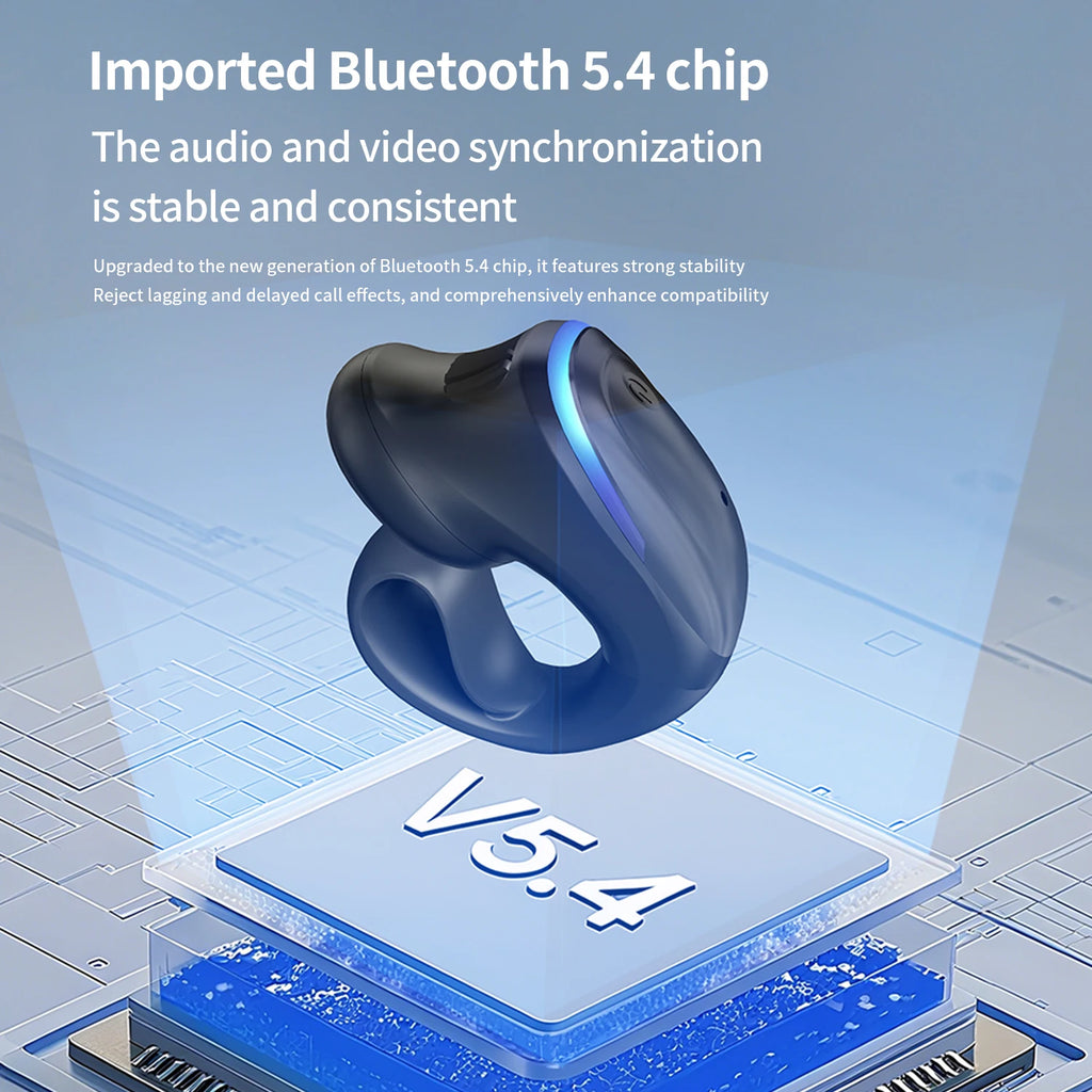 Earphones Clip Wireless Bluetooth Headphone Air Conduction Headset