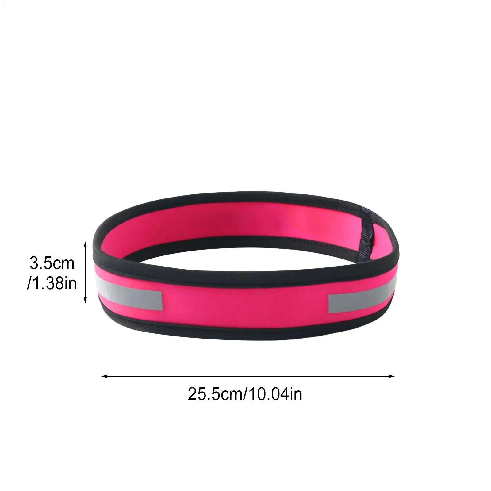 Reflective Sport Sweat Headband – Anti-Slip Elastic Sweatband Sport Sweatband Zpaxo