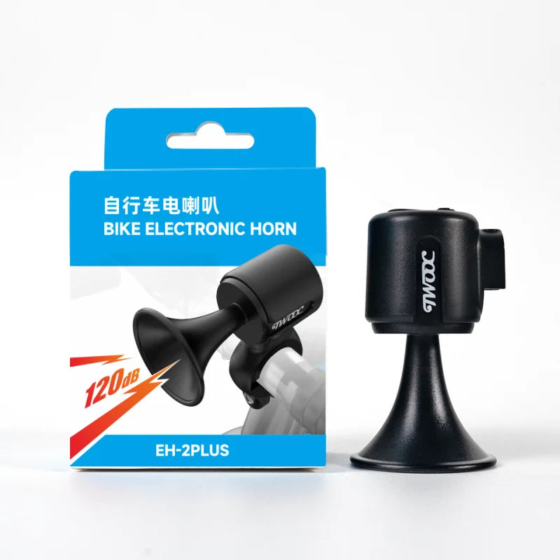 120db Loud Electric Bicycle Horn Bike Bell Scooter Rechargeable Warning Sound Horns With Warning Sound For Kids Scooters Bikes Zpaxo EH-2PLUS