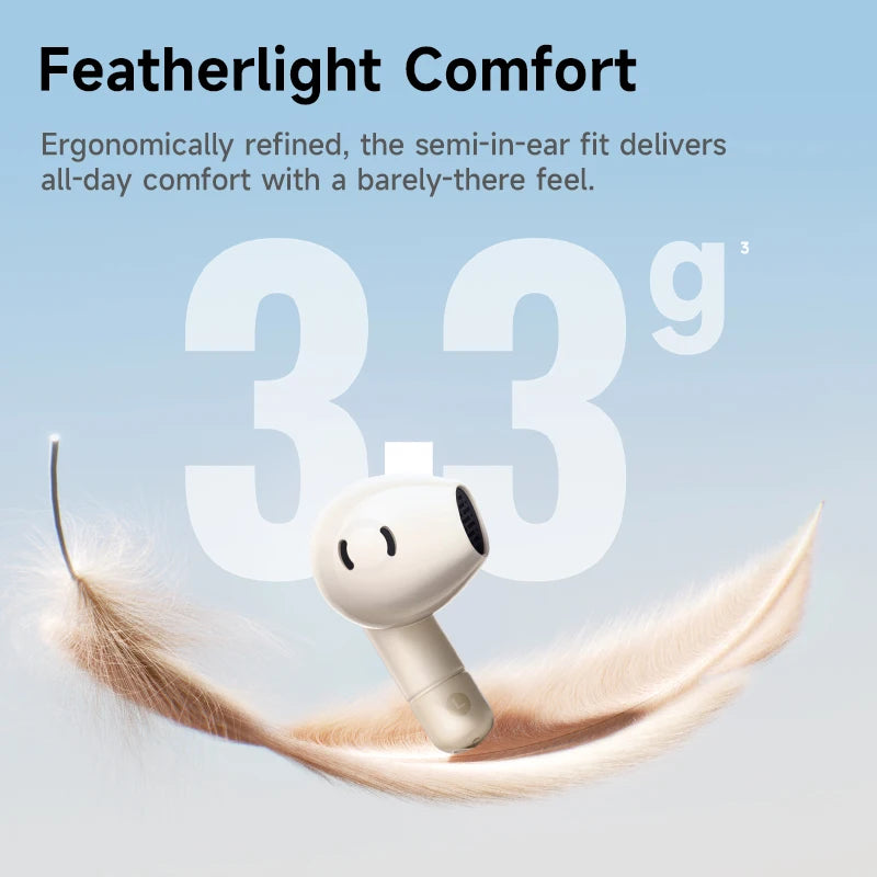 Baseus Bass BS2 Lite True Wireless Earbuds Bluetooth 6 0 Semi-in-ear