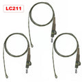 Hirisi 68CM Total Length 3PCS/PACK Carp Fishing Lead Core With Helicopter Rigs Braided Fishing Line For Carp Fishing Accessories Zpaxo LC211