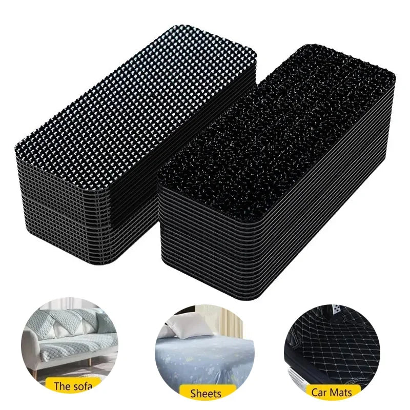 Super Strong Sewing Double-sided Tape Very Strong Adhesive Velcros Scratch Attaches Cable Organizer DIY Carpet Fasteners Auto Zpaxo Rectangle- 20x70mm 200pcs -100 set