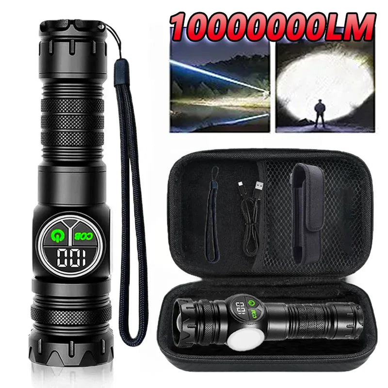 Mikenoon 2000LM Rechargeable LED Flashlight – COB & Magnetic Tactical LED Flashlight Zpaxo