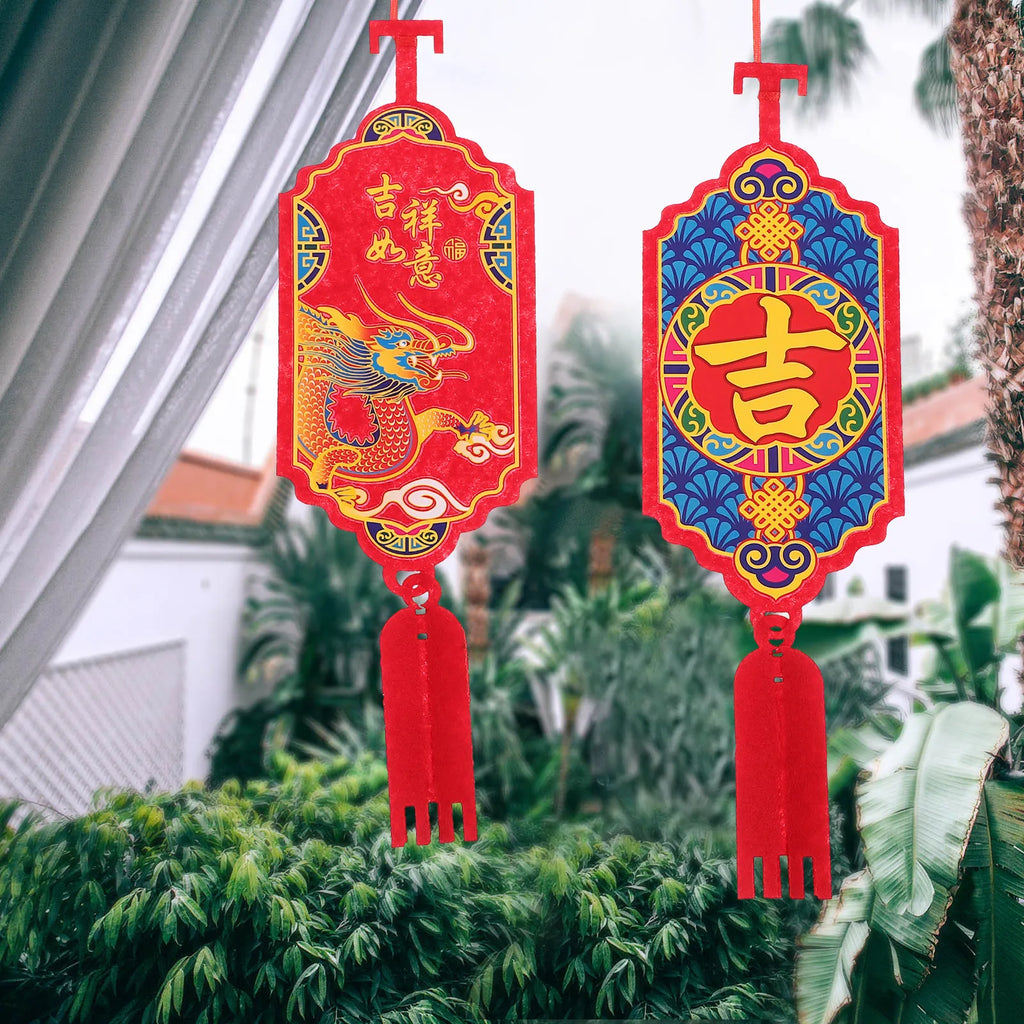 Auspicious Chinese Year Hanging Ornament Delicate Wear-resistant