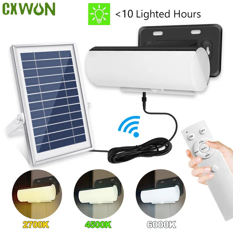 Outdoor Solar Lamp Motion Detector Dimmable 2700K 4500K 6000K Indoor Zpaxo