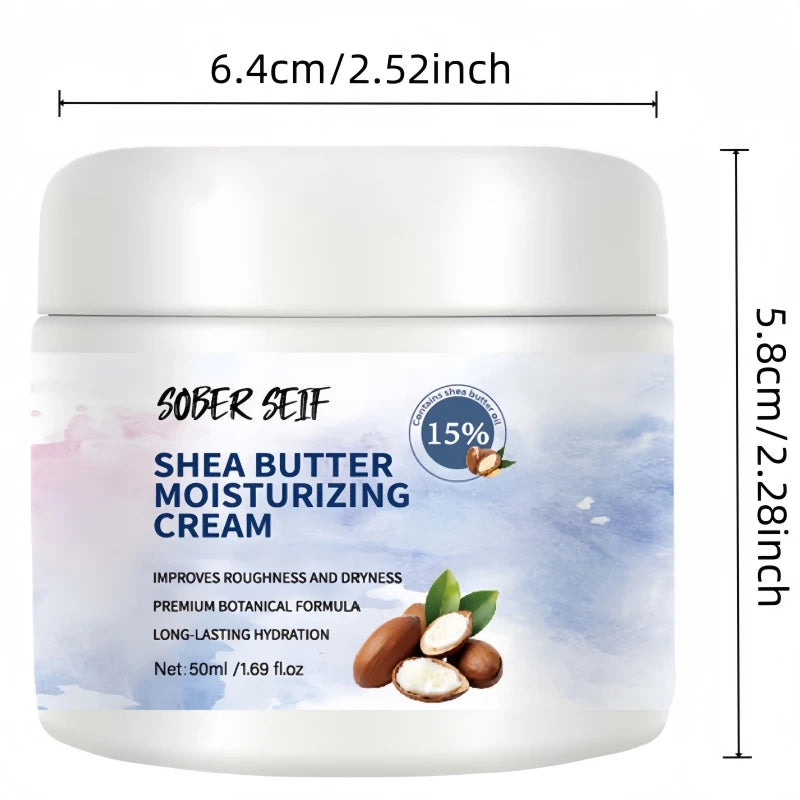 50ml Daily Repair Facial Cream Shea Butter Hyaluronic Acid Ceramide Deep Moisturizing Nourish Dry Dehydrated Skin Zpaxo 1pcs