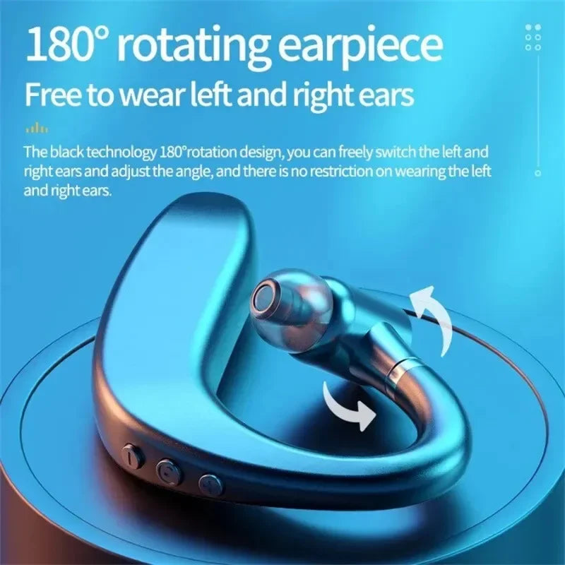 Wireless Bluetooth Headset Single Earplug Long-lasting Business