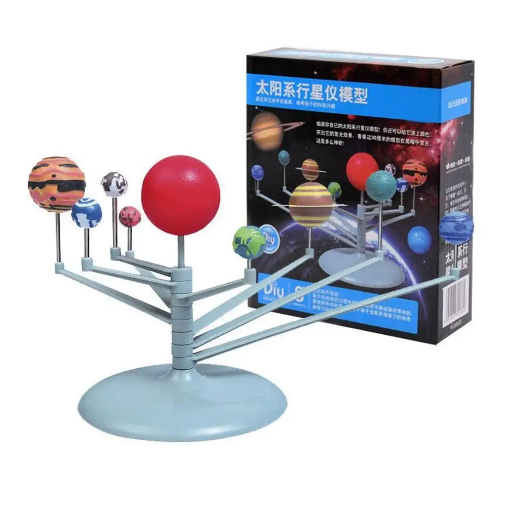 DIY Solar System Planetarium STEM Toy – Glow-in-the-Dark Kit STEM Science Kit Zpaxo 1box