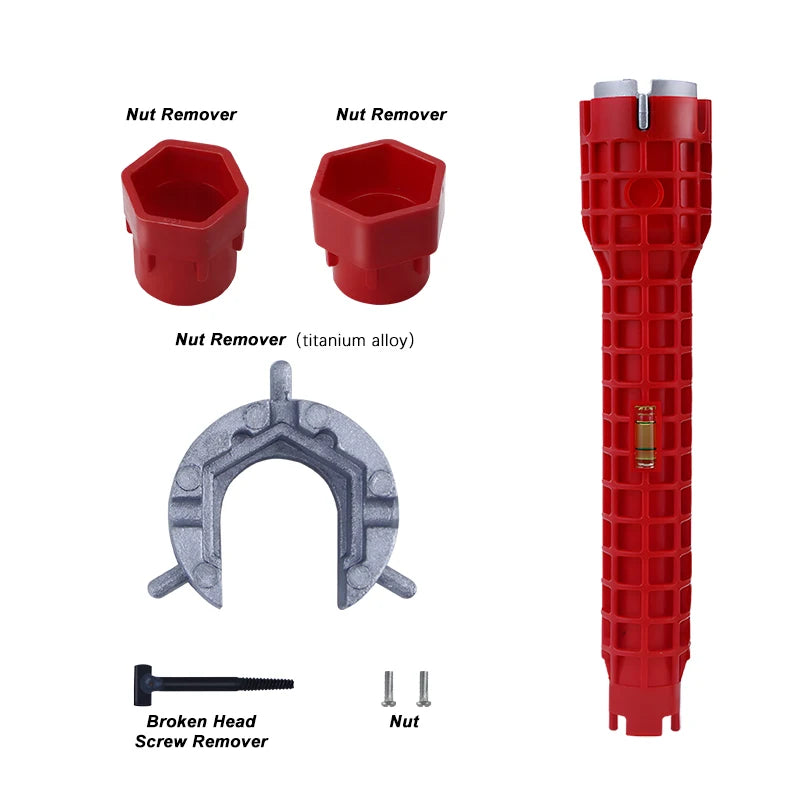 14-in-1 Multi-functional Wrench Sink Faucet Plumbing Repair Tool