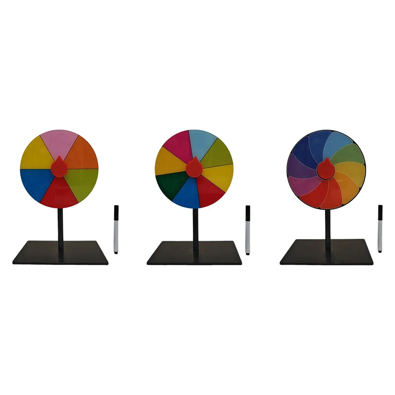 Table Prize Turntable Easy Assembly Stable Base Roulette Wheel for Interactive Learning Game Carnival Party Tradeshow Pub Zpaxo