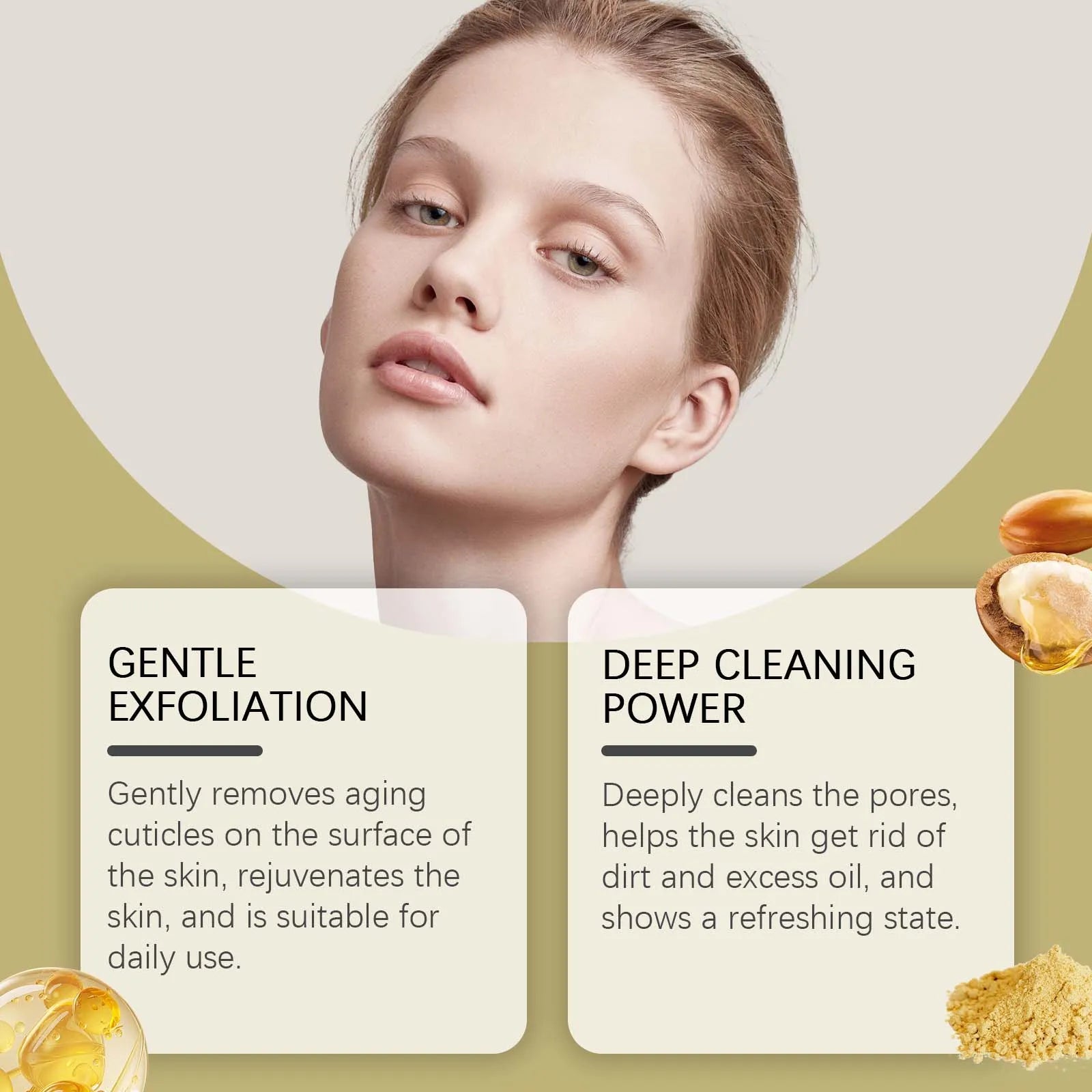 Hoygi Deep Cleansing Facial Scrub – Exfoliate & Refine Pores Facial Exfoliating Scrub Zpaxo