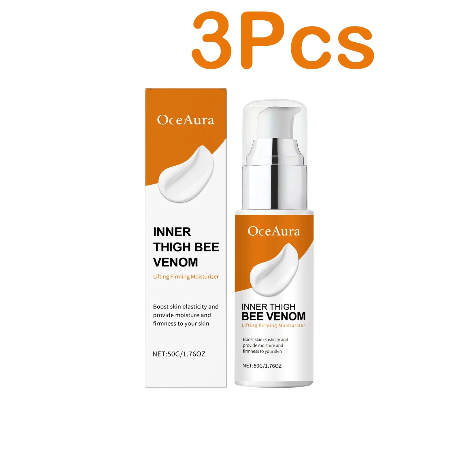 OceAura Inner Thigh Firming Cream – Lift, Tighten & Cellulite Body Firming Cream Zpaxo 3 x 50g Boxed