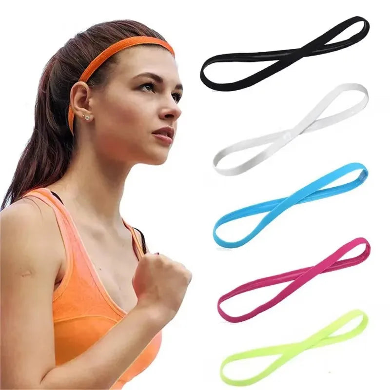 Non-Slip Elastic Sports Headbands – Sweatbands for Women & Men