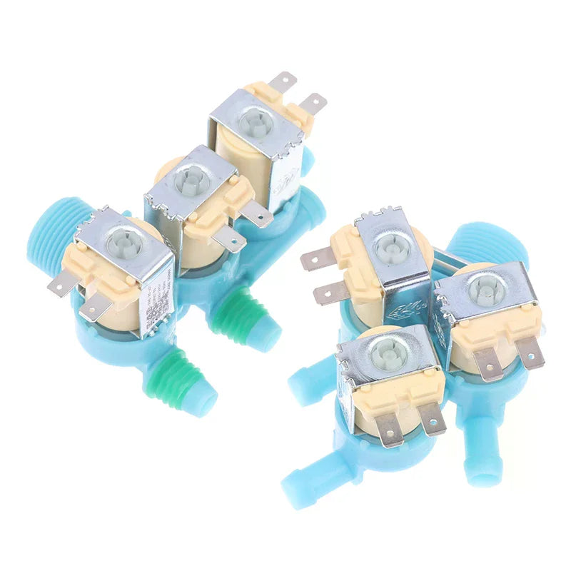 1Pc DC62-00266E DC62-00233D Water Inlet Solenoid Valve AC 220-240V For Washing Machine Double Head Water Inlet Valve Zpaxo