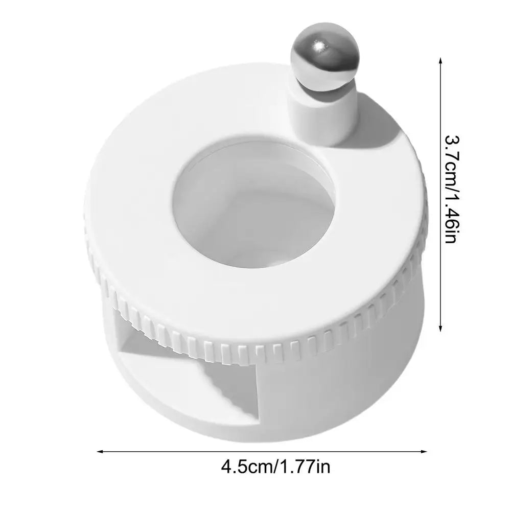 Rotating 360° Cat Eye Nail Magnet – Wide Beam Cateye Tool Nail Art Magnet Zpaxo White
