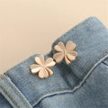 1 Pair Jeans Button Adjustable Clips for Pant Skirts Waist Tightener Buckle Snap Button Adjuster Pants Pin Retractable Button Zpaxo A