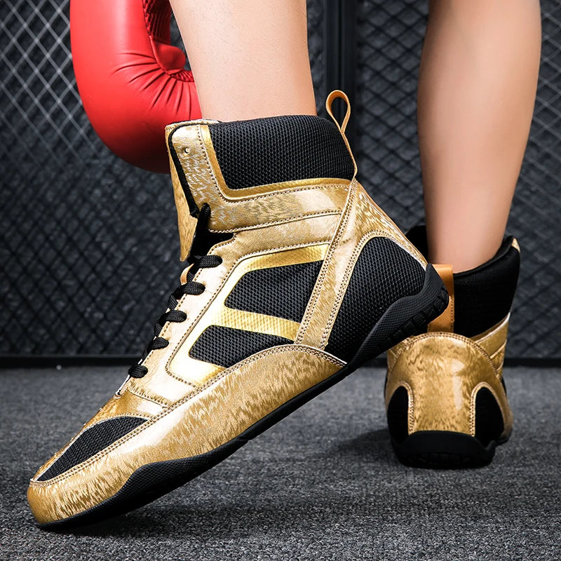 Lexsan Training Wrestling Shoes Men Female Fitness Boxing Mesh Zpaxo