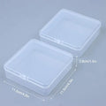 M2 Transparent Plastic Waterproof Moisture-proof Storage Case MD