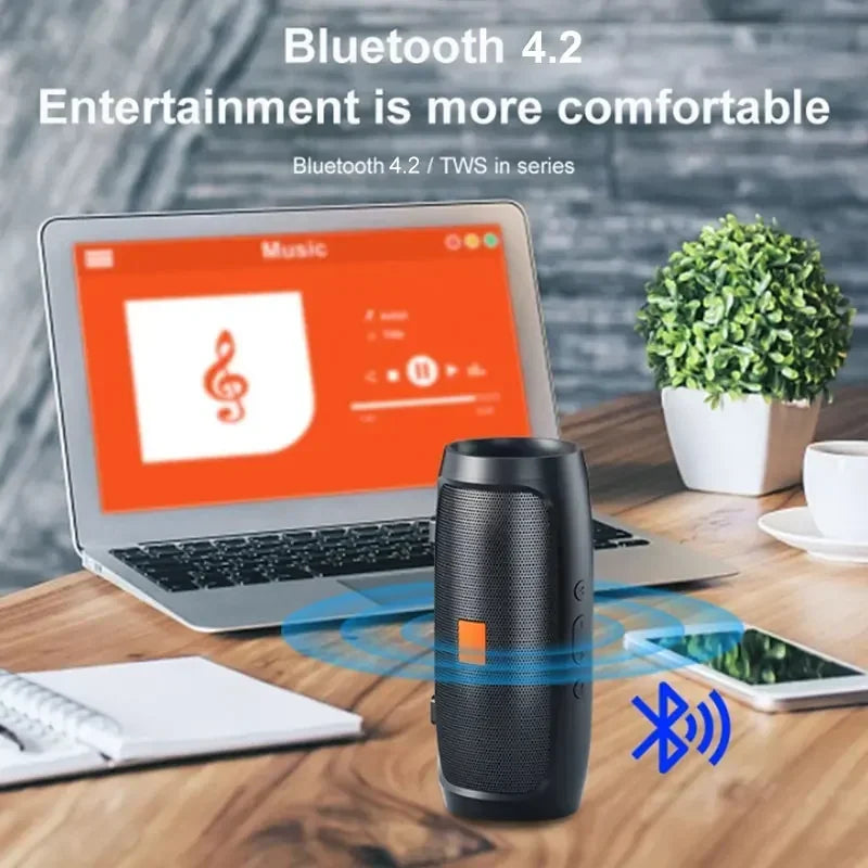 TF USB Bluetooth Speaker Dual Speaker Stereo Outdoor Tfusb Playback Fm Voice Broadcasting Portable Subwoofer Wireless Speaker Zpaxo