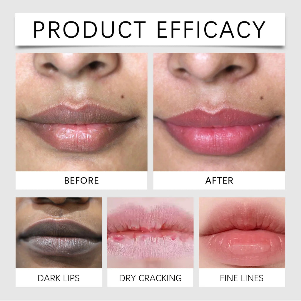 Lip Brightening Balm Moisturizing Care Long Lasting Hydration Smooth Lip Non Drying Non Irritating Safe for Dry Chapped Lip 10ml Zpaxo