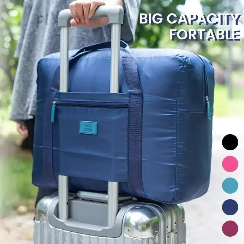 Fashion Travel Duffel Bag Lightweight Foldable for Women and Men Tote Carry On Luggage Weekender Overnight Zpaxo