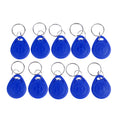 ▶10Pcs 64 Bits TK4100 RFID Key Chain Keychains 125KHZ RFID Proximity ID Card Token Tags Key Fobs NFC Zpaxo 10pcs
