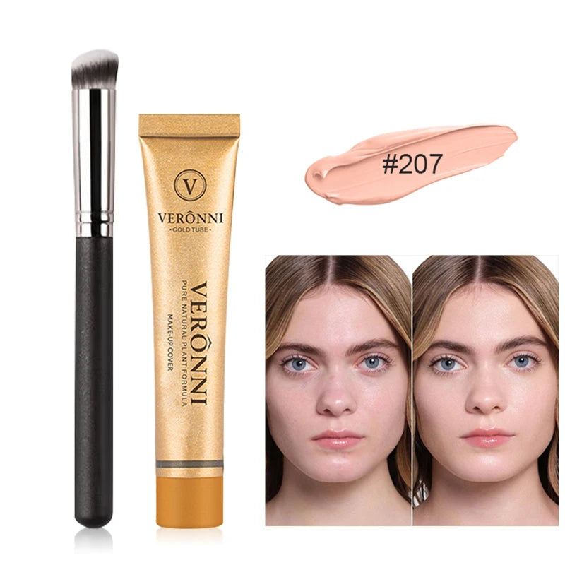 14 Liquid Concealer Foundation Moisturizing Long-lasting Lightweight Zpaxo 207