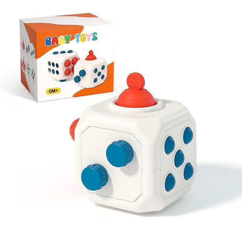 Fidget Decompression Dice – Stress & Anxiety Relief Toy Fidget Stress Cube Zpaxo