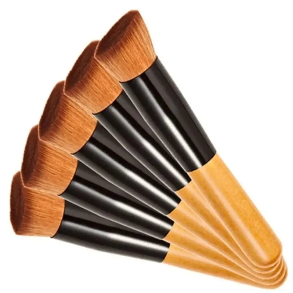 Portable Angled Makeup Brushes Soft Multifunctional Foundation Brush Zpaxo