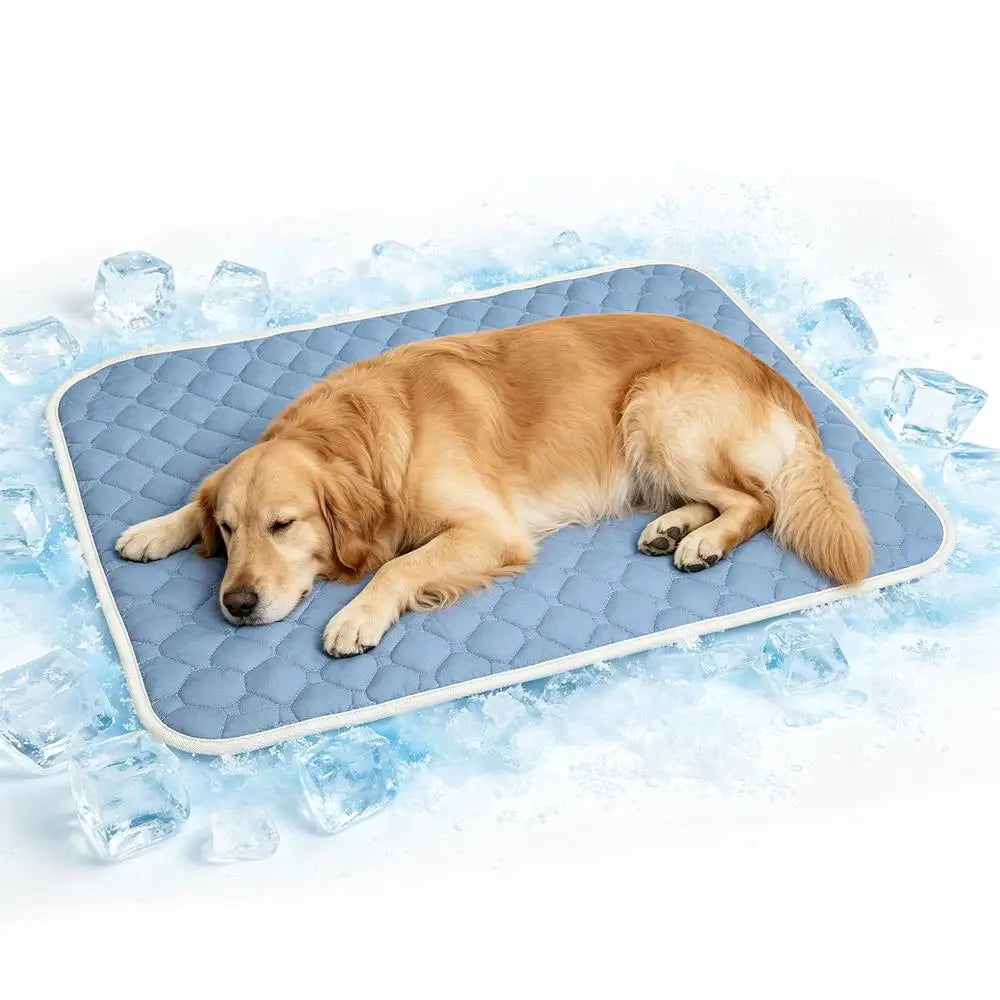 Cooling Mat Dogs Breathable Weather Anti-slip Pet Bed Kitten Sofa Pad