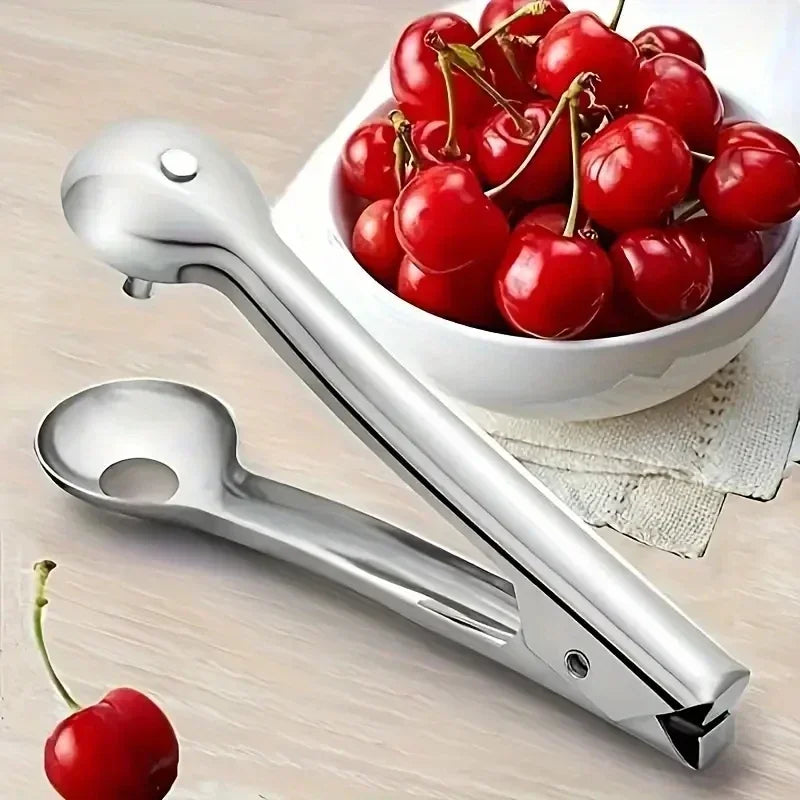 Stainless Steel Cherry & Jujube Pitter Corer | Kitchen Fruit Tool Fruit Pitter Corer Zpaxo