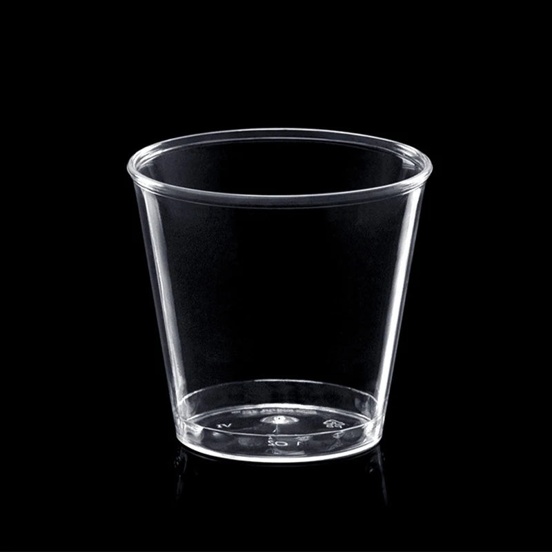 Disposable Clear Plastic Cup Outdoor Picnic Birthday Kitchen Party Zpaxo
