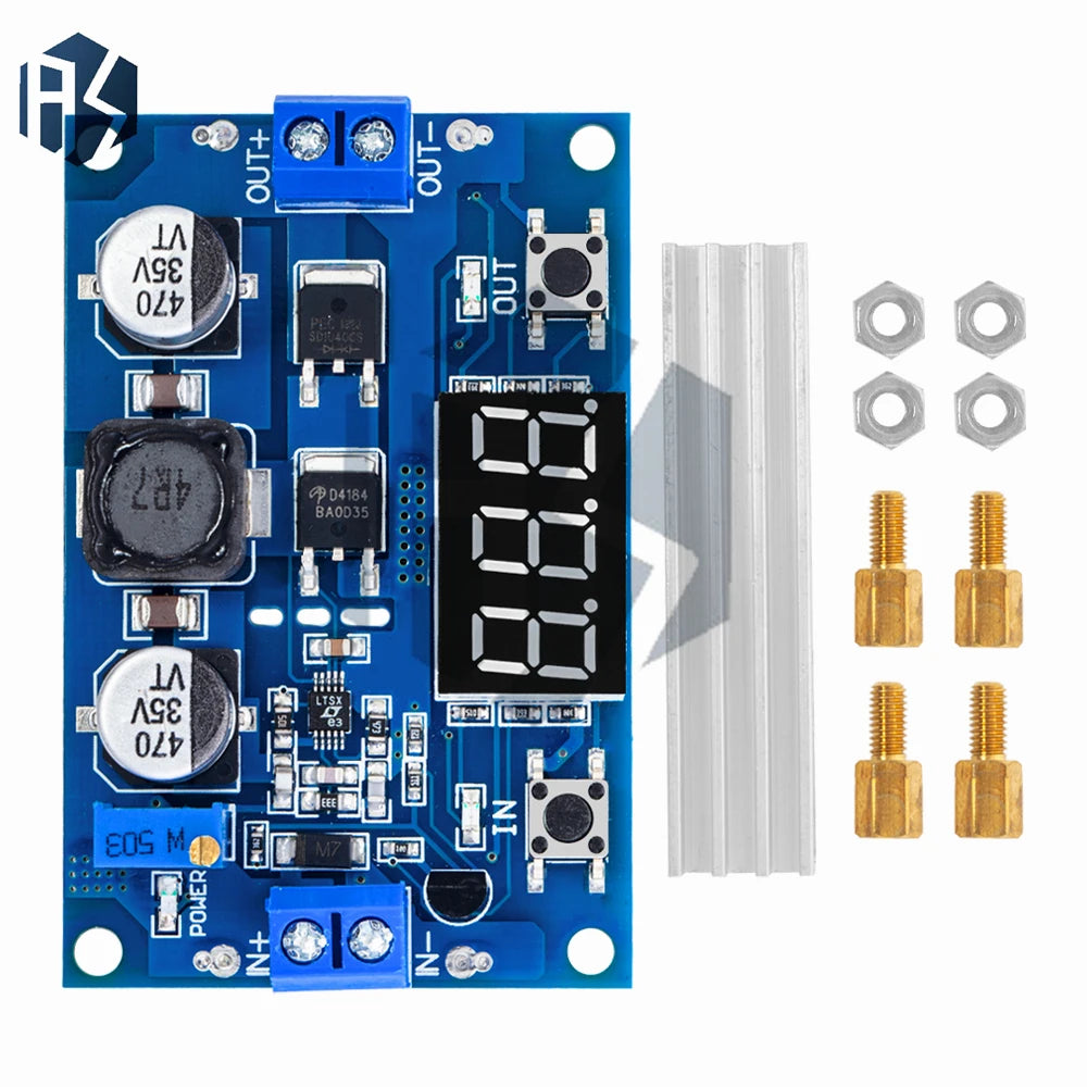 LTC1871 100W Boost Converter Module Digital Voltmeter 3-35V Input 3 Zpaxo