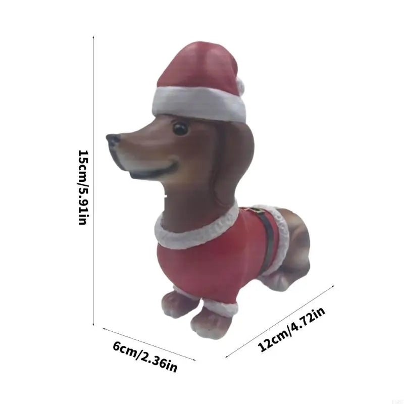 Seasonal Resin Wiener Dog Sculpture Festival Indoor Outdoors