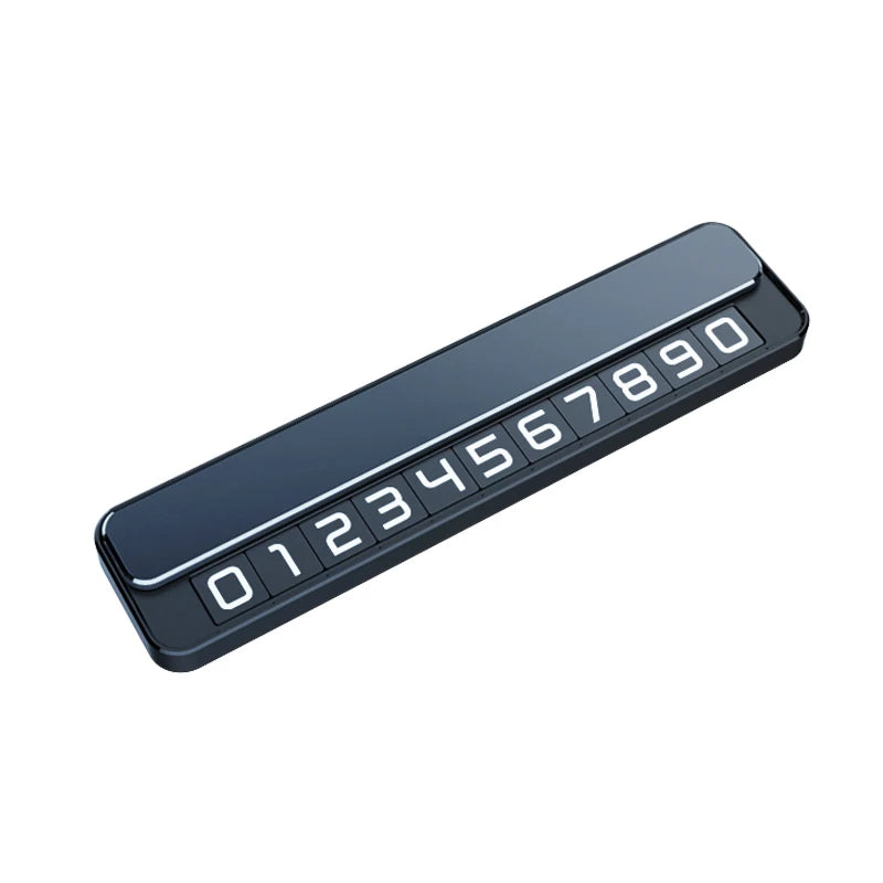 Double-number Temporary Parking Sign Car Moving Number Plate Creative