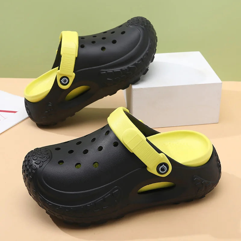 Summer Thick-soled Clogs Women Non-slip Height-increasing Slippers