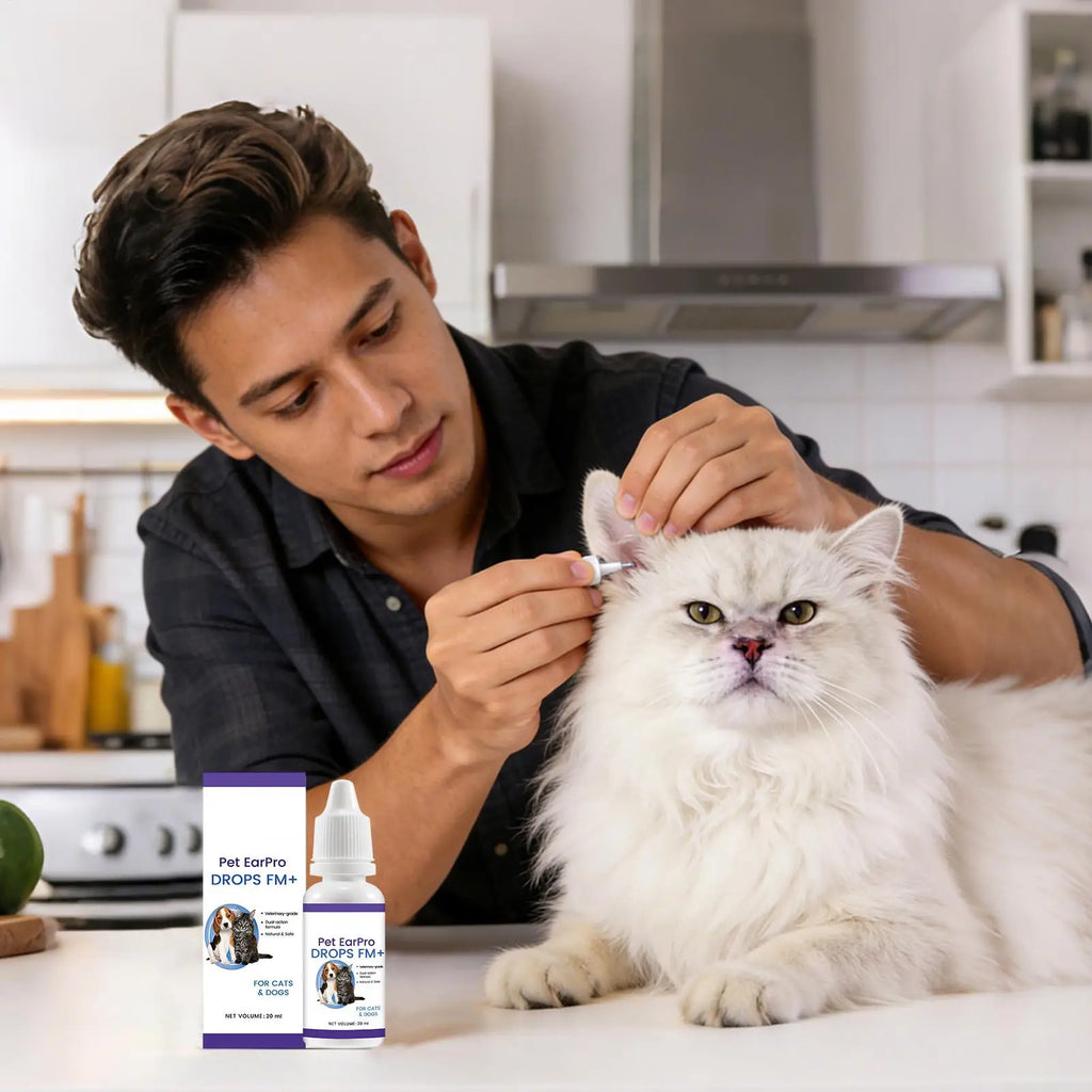 Ear Drops Dogs Cats Fast Soothing Odor Removal Itch Relief Cleaner