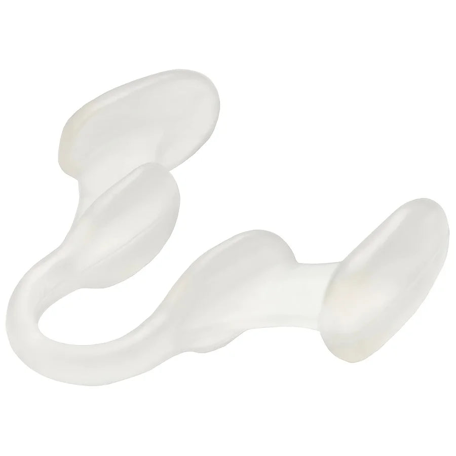 Anti-snoring Nose Clip Silicone Breathing Aid Swimmers Sleep Nasal Zpaxo WHITE
