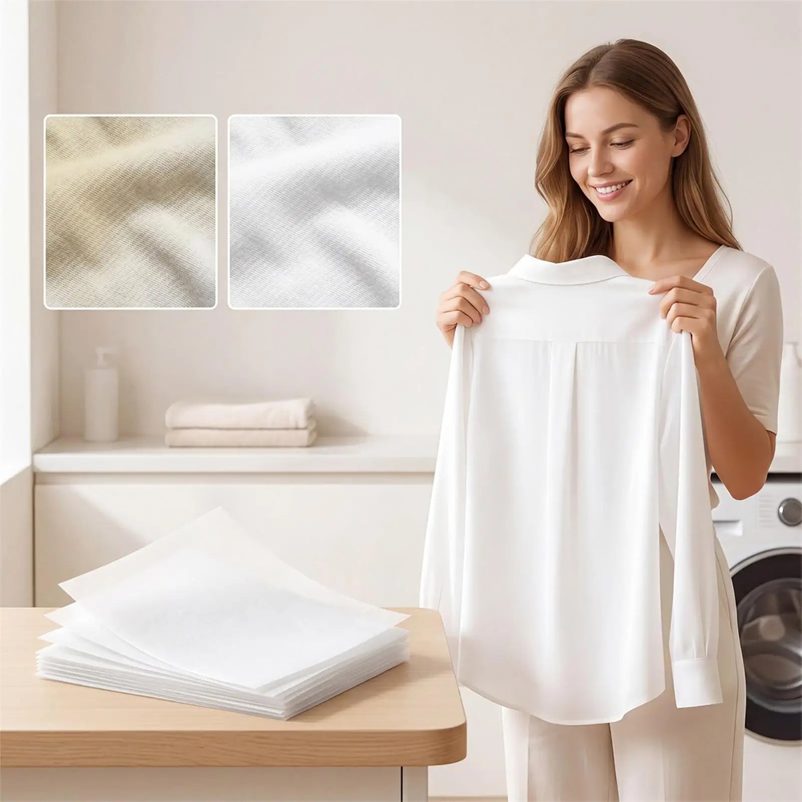 Dye Clothes 10 Sheets White Dyeing Tablet Textiles Adults Women Men