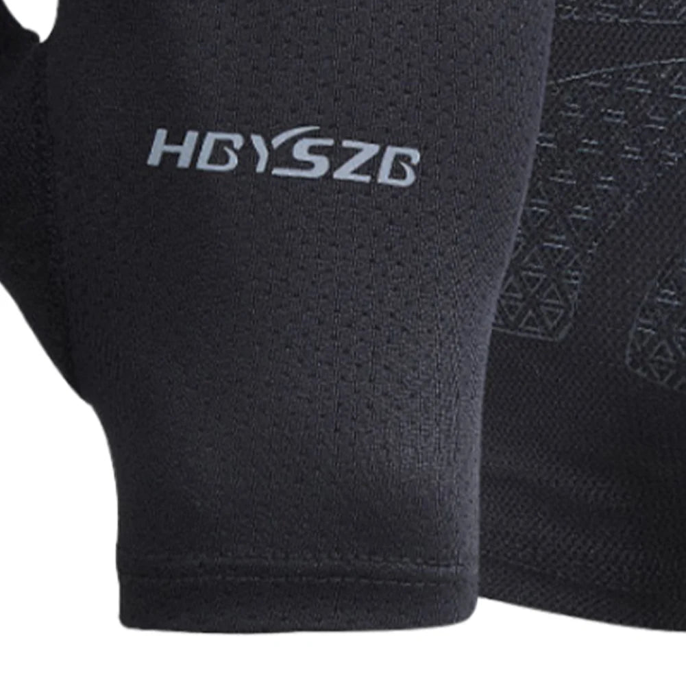 Half Finger Gloves Breathable Bike Riding Gloves Reflective Bike Protection Gloves Bicycle Hiking Gloves for Outdoor Sports Zpaxo