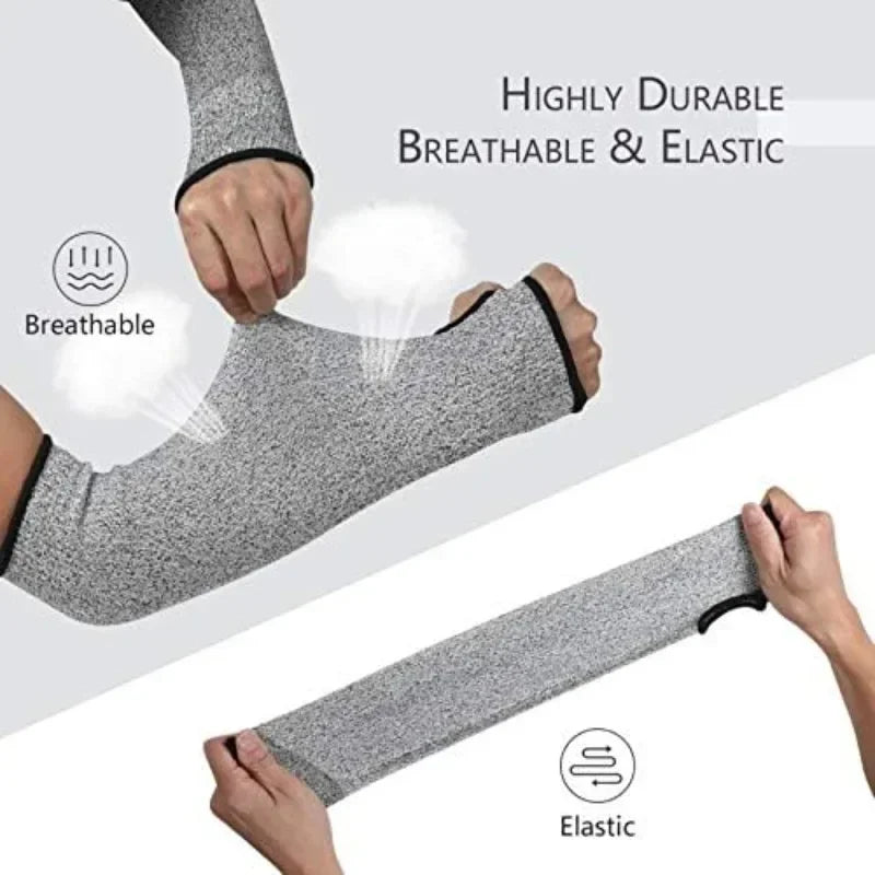 Cut Level 5 HPPE Arm Sleeves – Heat & Cut Resistant Bracers