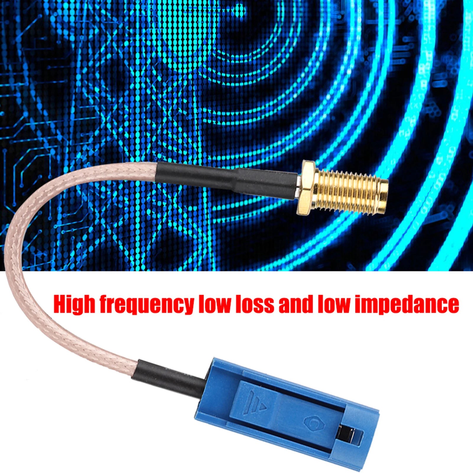 Car GPS Antenna Adapter Cable Fakra SMA Fine Copper Connector